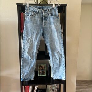 Classic, stonewashed 501 Levi’s . Size 26x25. $30